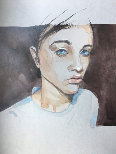 Anne Nilges Mainz Portrait Malerei und Zeichnung