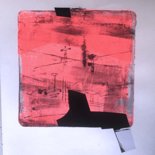 Monoprint, Collage