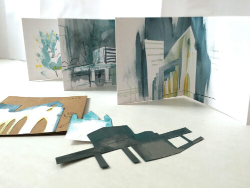 Urban Sketching experimentell – Mixed Media und Collage für draußen