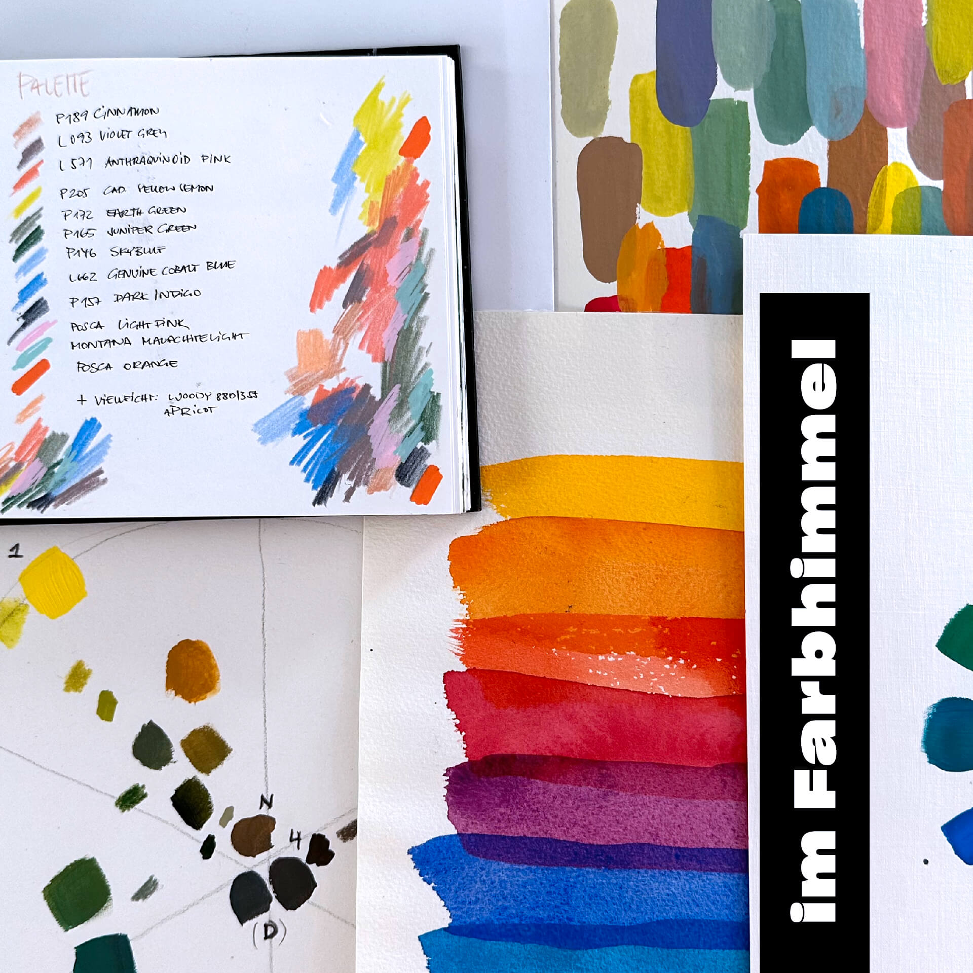 Kurs Farben mischen lernen - Tonwerte, Farbtemperatur, Farbsättigung