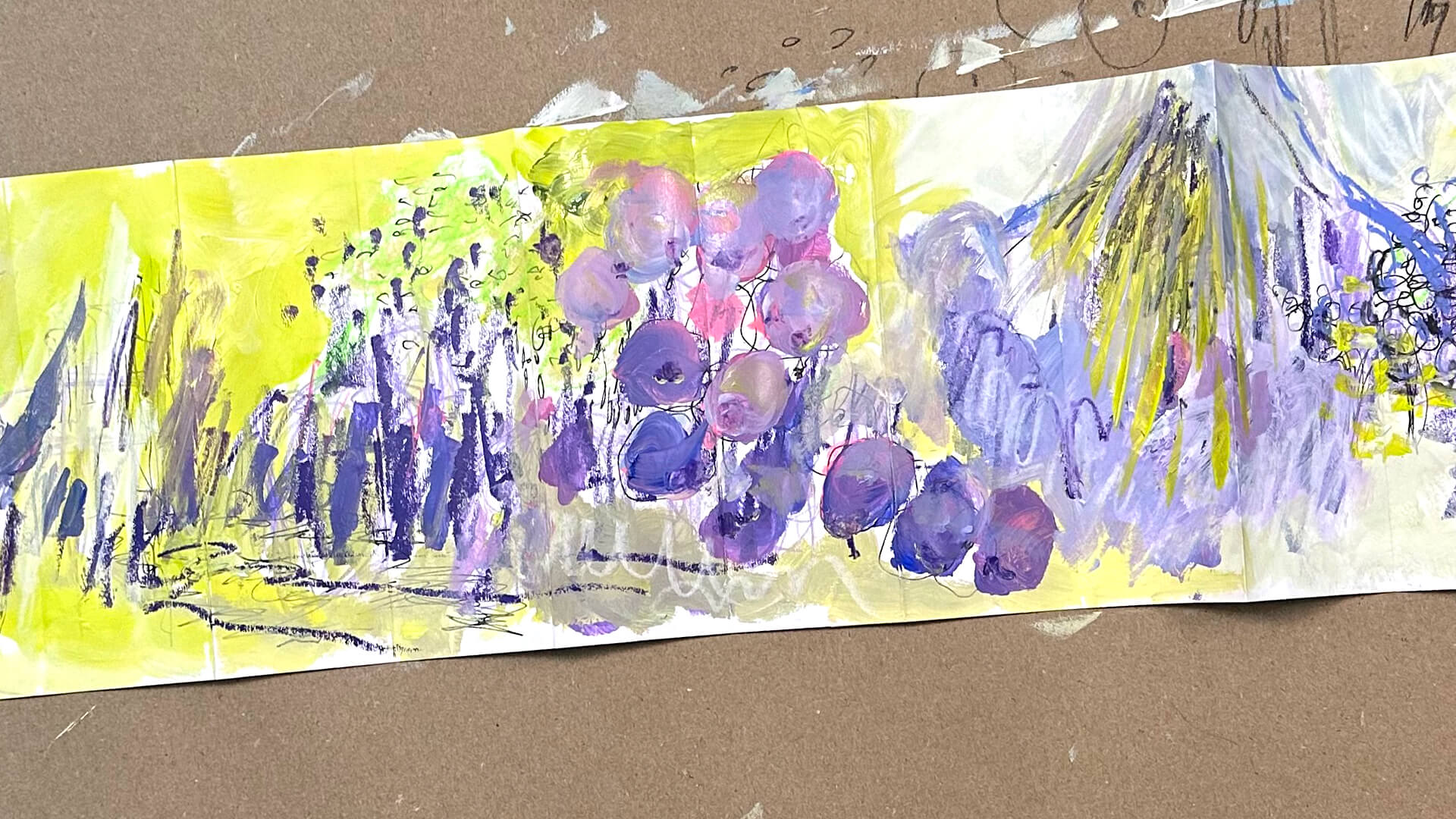 Aus einer Zeichnung ein Mixed-Media-Bild entwickeln