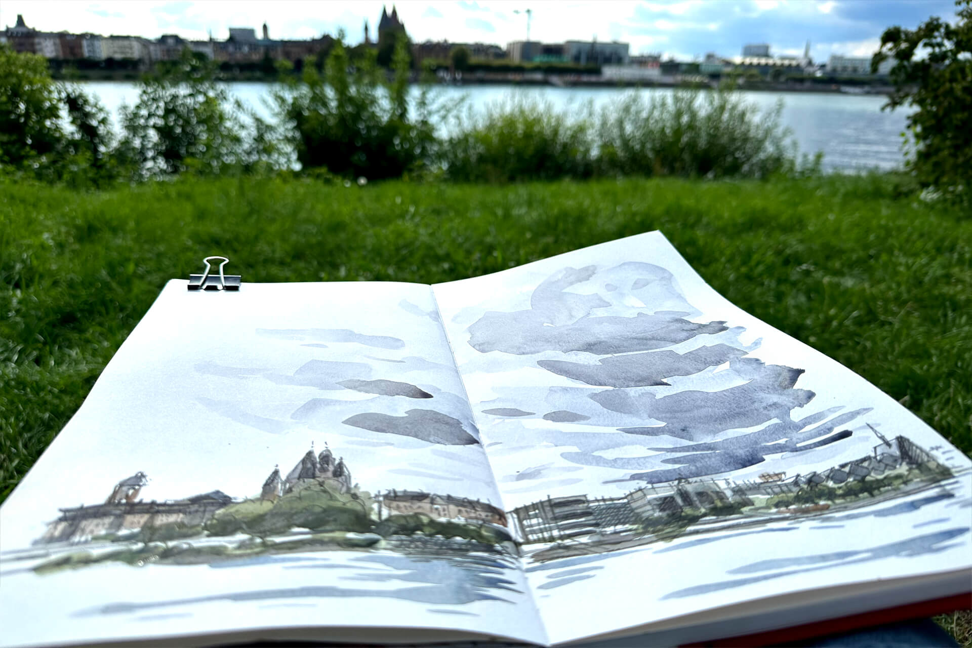 Urban Sketching Einsteigerkurs in Mainz – einfach locker Zeichnen lernen